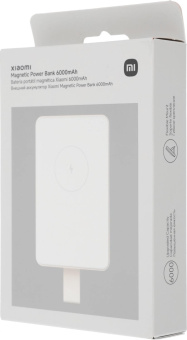 Мобильный аккумулятор Xiaomi BHR9074GL 6000mAh Qi 15W 2.4A USB-C беспров.зар. бежевый от магазина РЭССИ