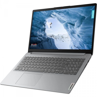 Ноутбук Lenovo IdeaPad 1 15IJL7 Celeron N4500 8Gb SSD256Gb Intel UHD Graphics 15.6" TN FHD (1920x1080) noOS grey WiFi BT Cam (82LX00D7PS) от магазина РЭССИ