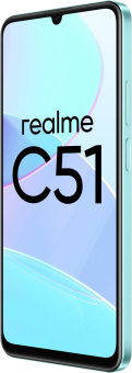 Смартфон Realme RMX3830 C51 128Gb 4Gb зеленый моноблок 3G 4G 2Sim 6.74" 720x1600 Android 13 50Mpix 802.11 a/b/g/n/ac NFC GPS GSM900/1800 GSM1900 TouchSc microSD от магазина РЭССИ