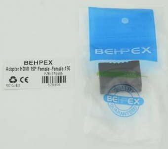 Адаптер аудио-видео HDMI (f)/HDMI (f) черный от магазина РЭССИ