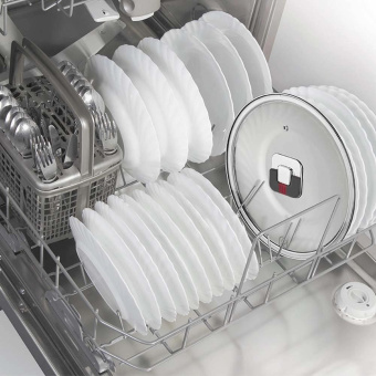 Крышка Rondell Stripes RDA-1621 d=26см крыш.прозрачный руч.серый от магазина РЭССИ