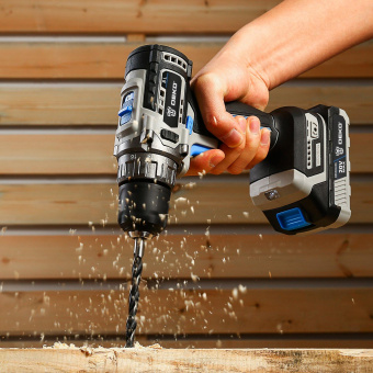 Дрель-шуруповерт Deko Sharker 20V аккум. патрон:быстрозажимной (063-4037) от магазина РЭССИ