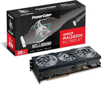 Видеокарта PowerColor PCI-E 4.0 RX7900XT 20G-L/OC AMD Radeon RX 7900XT 20Gb 320bit GDDR6 2025/20000 HDMIx1 DPx3 HDCP Ret от магазина РЭССИ