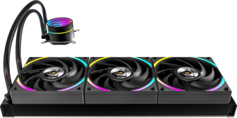 Система водяного охлаждения Formula Oasis L360 ARGB Soc-AM5/AM4/1200/2066/1700/1851 черный 4-pin 1-27dB Al+Cu 360W Ret (OASIS L360 ARGB BK) от магазина РЭССИ