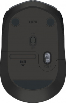 Мышь Logitech M170 серый/черный оптическая (1000dpi) беспроводная USB для ноутбука (2but) от магазина РЭССИ