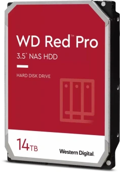 Жесткий диск WD SATA-III 14TB WD142KFGX NAS Red Pro (7200rpm) 512Mb 3.5" от магазина РЭССИ