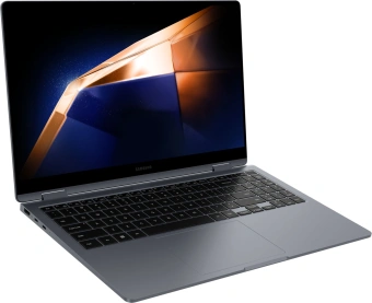 Ноутбук Samsung Galaxy Book 4 360 NP750 Core 7 150U 16Gb SSD512Gb Intel Graphics 15.6" AMOLED Touch FHD (1920x1080) Windows 11 Home English grey WiFi BT Cam (NP750QGK-KG2IN) от магазина РЭССИ