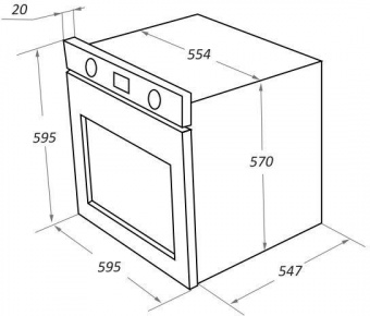 Духовой шкаф Электрический Maunfeld EOEM.769B2 черный от магазина РЭССИ