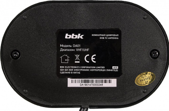 Антенна телевизионная BBK DA01 3дБ пассивная черный от магазина РЭССИ