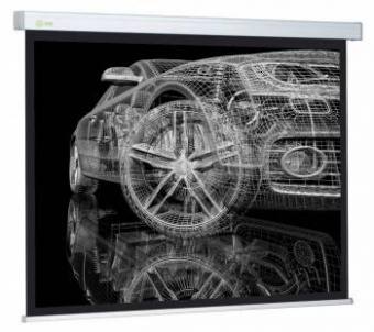 Экран Cactus 213x213см Wallscreen CS-PSW-213x213 1:1 настенно-потолочный рулонный белый от магазина РЭССИ