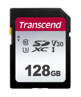 Флеш карта SDXC 128Gb Class10 Transcend TS128GSDC300S w/o adapter от магазина РЭССИ