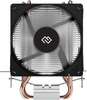 Устройство охлаждения(кулер) Digma D-CPC110-PWM1 90x90x25mm Soc-AM4/1151/1200 черный 4-pin 23dB Al+Cu 110W 247gr Ret от магазина РЭССИ