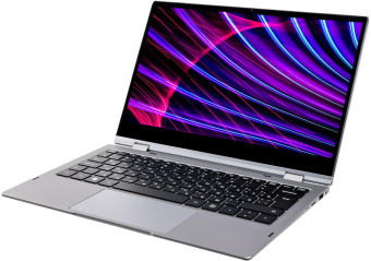 Ноутбук Hiper Slim H1306O582DM Core i5 1235U 8Gb SSD256Gb Intel Iris Xe graphics 13.3" IPS Touch FHD (1920x1080) Free DOS grey WiFi BT Cam от магазина РЭССИ