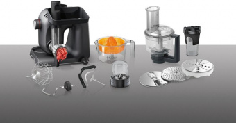 Кухонная машина Bosch MUM59M55 планетар.вращ. 1000Вт черный от магазина РЭССИ