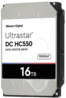Жесткий диск WD SATA-III 16TB 0F38466 WUH721816ALE6L4 Server Ultrastar DC HC550 512E (7200rpm) 512Mb 3.5" от магазина РЭССИ