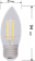 Лампа филам. Rexant 9.5Вт цок.:E27 свеча 220B 2400K св.свеч.бел.нейт. CN (упак.:10шт) (604-100) от магазина РЭССИ