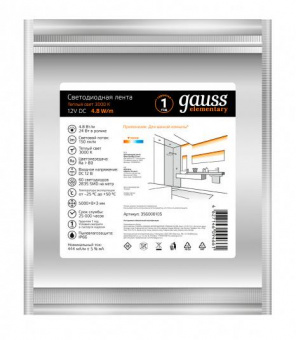 Лента светодиод. Gauss Elementary 5м (356000105) от магазина РЭССИ