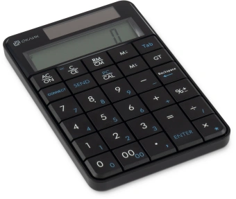 Числовой блок Оклик K604W черный USB беспроводная slim для ноутбука (1979325) от магазина РЭССИ