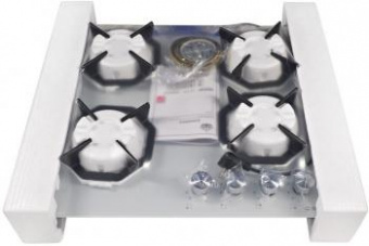 Газовая варочная поверхность Maunfeld EGHG.64.2CW/G белый от магазина РЭССИ