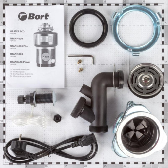 Измельчитель Bort Titan 5000 560Вт черный от магазина РЭССИ