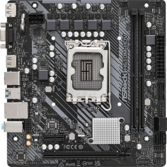 Материнская плата Asrock H610M-HDV Soc-1700 Intel H610 2xDDR4 mATX AC`97 8ch(7.1) GbLAN+VGA+HDMI+DP от магазина РЭССИ