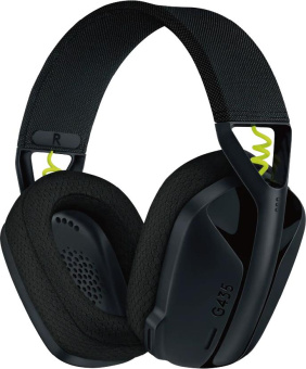 Наушники с микрофоном Logitech G435 черный/желтый мониторные BT/Radio оголовье (981-001053) от магазина РЭССИ