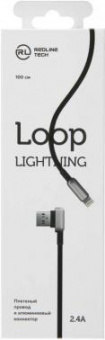 Кабель Redline Loop УТ000016349 USB (m)-Lightning (m) 1м черный от магазина РЭССИ