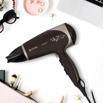 Фен Vitek VT-2327 2200Вт шоколадный от магазина РЭССИ