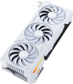 Видеокарта Asus PCI-E 4.0 TUF-RTX4070TIS-O16G-WHITE-GAMING NVIDIA GeForce RTX 4070TI Super 16Gb 192bit GDDR6X 2640/21000 HDMIx2 DPx3 HDCP Ret от магазина РЭССИ