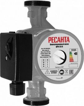Насос циркуляционный Ресанта ЦРН-25/6 90Вт 3000л/час (77/7/2) от магазина РЭССИ