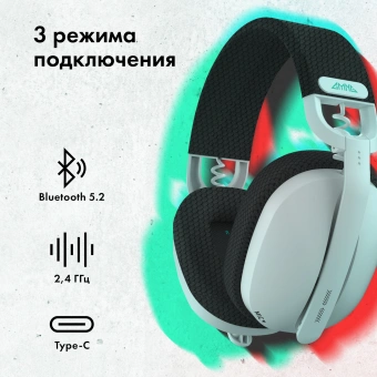 Наушники с микрофоном GMNG GG-HS420W белый 1.5м накладные BT/Radio оголовье (1970390) от магазина РЭССИ