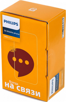 Мобильный телефон Philips E2601 Xenium красный раскладной 2Sim 2.4" 240x320 Nucleus 0.3Mpix GSM900/1800 FM microSD max32Gb от магазина РЭССИ