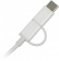 Кабель Xiaomi Mi 2-in-1 SJV4082TY USB (m)-USB Type-C (m)/micro USB (m) 1м белый от магазина РЭССИ