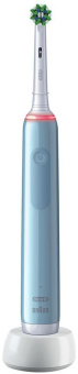 Зубная щетка электрическая Oral-B Pro 3/D505.513.3 CrossAction голубой от магазина РЭССИ