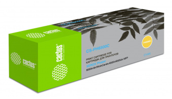 Картридж лазерный Cactus CS-PH6500C 106R01601 голубой (2500стр.) для Xerox Phaser 6500/WorkCentre 6505 от магазина РЭССИ