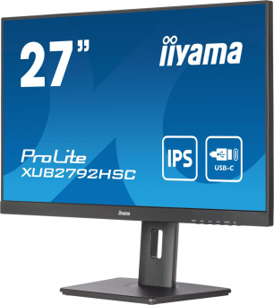 Монитор Iiyama 27" ProLite XUB2792HSC-B5 черный IPS LED 4ms 16:9 HDMI M/M матовая HAS Piv 250cd 178гр/178гр 1920x1080 75Hz DP FHD USB 6.6кг от магазина РЭССИ