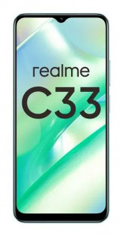 Смартфон Realme C33 64Gb 4Gb синий моноблок 3G 4G 6.5" 1600x720 Android 12 50Mpix 802.11 a/b/g/n/ac NFC GPS GSM900/1800 GSM1900 TouchSc от магазина РЭССИ
