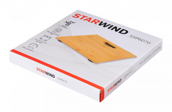 Весы напольные электронные Starwind SSP6070 макс.180кг бамбук от магазина РЭССИ