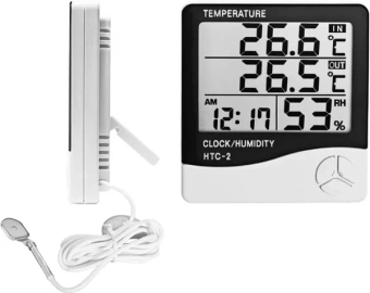 Термометр с гигрометром HTC-2A с выносным датчиком от магазина РЭССИ