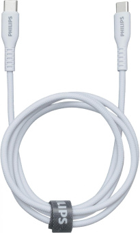 Кабель Philips DLC8701 USB Type-C (m)-USB Type-C (m) 1.2м белый коробка (упак.:1шт) от магазина РЭССИ