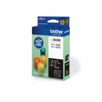 Картридж струйный Brother LC663BK черный (600стр.) для Brother MFC-J2320/J2720 от магазина РЭССИ