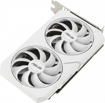 Видеокарта Asus PCI-E 4.0 DUAL-RTX3060-O8G-WHITE NVIDIA GeForce RTX 3060 8192Mb 128 GDDR6 1837/15000 HDMIx1 DPx3 HDCP Ret от магазина РЭССИ