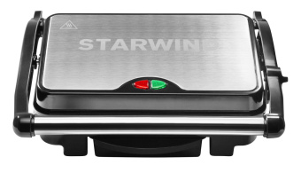 Электрогриль Starwind SSG2040 1500Вт серебристый/черный от магазина РЭССИ