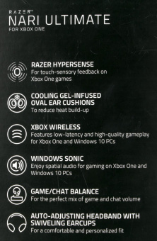 Наушники с микрофоном Razer Nari Ultimate черный/зеленый мониторные Radio оголовье (RZ04-02910100-R3M1) от магазина РЭССИ