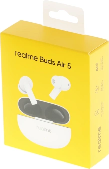 Наушники внутриканальные Realme Buds Air 5 RMA2301 белый беспроводные bluetooth в ушной раковине (631215000027) от магазина РЭССИ