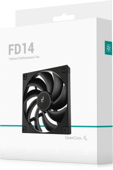 Вентилятор для корпуса Deepcool FD14 140х140x25 черный 4-pin 25.6дБ (R-FD14-BKNPN1-G) Ret от магазина РЭССИ