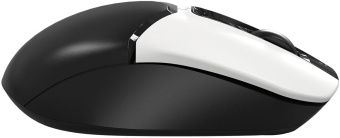 Мышь A4Tech Fstyler FB12S черный/белый оптическая (1200dpi) silent беспроводная BT/Radio USB (3but) от магазина РЭССИ