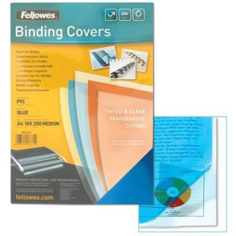 Обложки для переплёта Fellowes A4 синий (100шт) LA-7868301 (LA-78683) от магазина РЭССИ