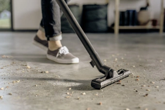 Строительный пылесос Karcher WD 4 P V-20/5/22 1000Вт (уборка: сухая/сбор воды/выдув) желтый от магазина РЭССИ