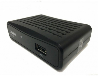 Ресивер DVB-T2 Cadena CDT-100 (TC) черный от магазина РЭССИ